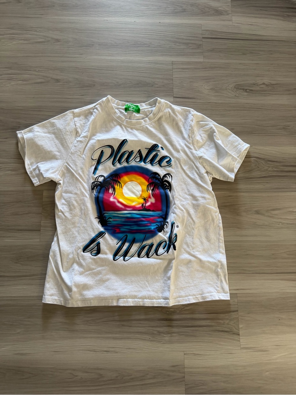 Plastic is a wack shirt size 2xl